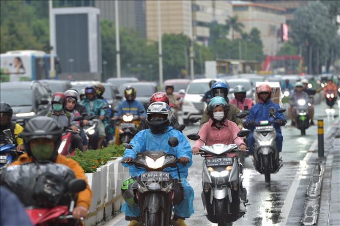Quang cảnh đường phố tại Jakarta, Indonesia. Ảnh: THX/TTXVN