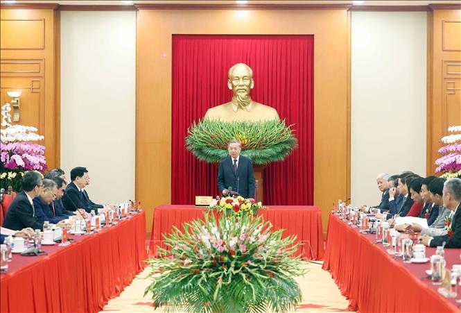 Tổng Bí thư Tô Lâm phát biểu. Ảnh: Thống Nhất-TTXVN