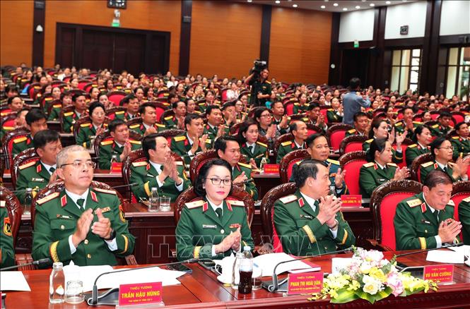 Các đại biểu dự lễ tuyên dương. Ảnh: Trọng Đức - TTXVN