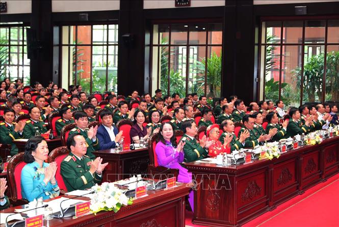Các đại biểu dự lễ tuyên dương. Ảnh: Trọng Đức - TTXVN