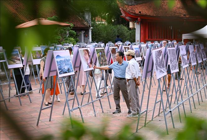 Triển lãm ảnh “Tổ quốc – 80 mùa thu Độc lập” sẽ tiếp tục truyền cảm hứng, khơi dậy lòng yêu nước, niềm tự hào và khát vọng cống hiến trong mỗi người Việt Nam hôm nay. Ảnh: Thanh Tùng - TTXVN