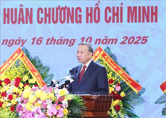 Tổng Bí thư Tô Lâm phát biểu. Ảnh: Thống Nhất-TTXVN