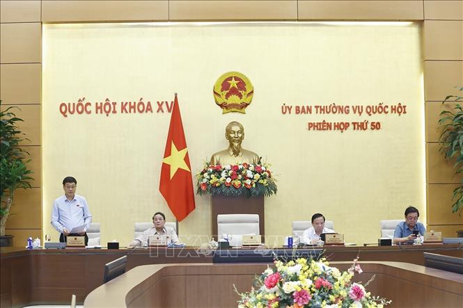 Phó Chủ tịch Quốc hội Vũ Hồng Thanh phát biểu. Ảnh: Doãn Tấn - TTXVN