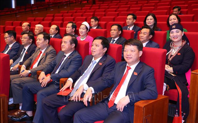 Các đại biểu dự Đại hội đại biểu Đảng bộ thành phố Hà Nội lần thứ 18, nhiệm kỳ 2025-2030. Ảnh: Văn Điệp – TTXVN