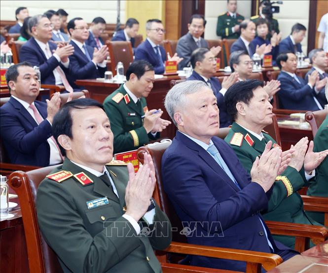 Các đại biểu tham dự buổi lễ. Ảnh: Thống Nhất - TTXVN