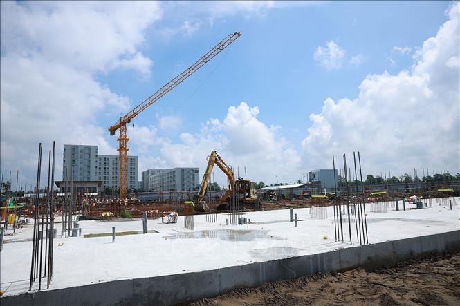 Dự án Khu nhà ở xã hội của thành phố Cần Thơ. Ảnh: Dương Giang-TTXVN 
