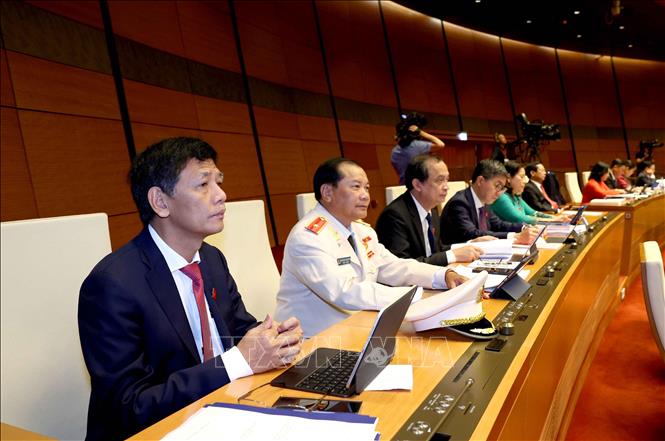 Đoàn đại biểu Quốc hội thành phố Cần Thơ tại Phiên khai mạc Kỳ họp thứ 10, Quốc hội khóa XV. Ảnh: Phương Hoa - 