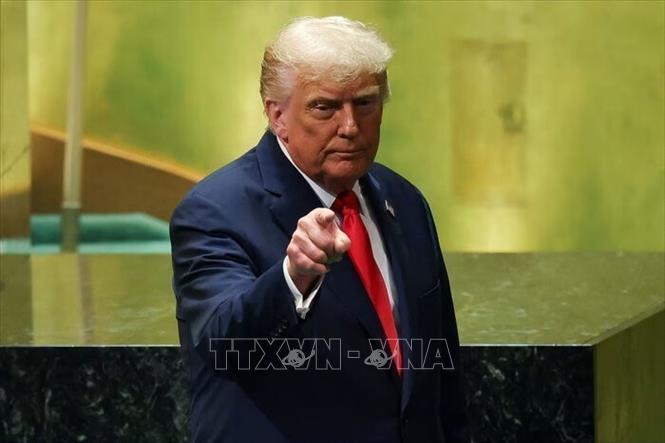 Tổng thống Mỹ Donald Trump. Ảnh: IRNA/TTXVN