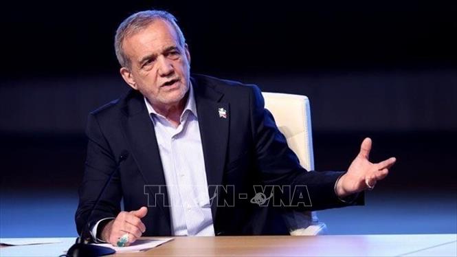 Tổng thống Iran Masoud Pezeshkian. Ảnh: IRNA/TTXVN