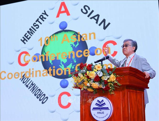 Ông Masahiro Yamashita - Thư kí điều hành ACCC phát biểu. Ảnh: Thanh Tùng - TTXVN