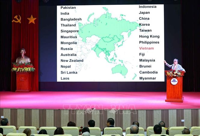 Năm 2025 đánh dấu kì hội thảo lần thứ 10 (ACCC10) – một dấu mốc quan trọng trong hành trình phát triển của cộng đồng khoa học châu Á, lần đầu tiên được tổ chức tại Việt Nam. Ảnh: Thanh Tùng - TTXVN