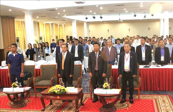Các đại biểu tham dự hội thảo. Ảnh: Hoàng Minh - PV TTXVN tại Campuchia 