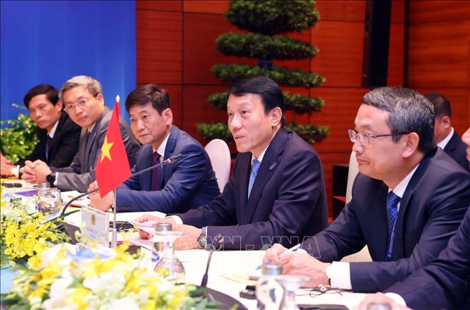 Bộ trưởng Bộ Công an Lương Tam Quang phát biểu. Ảnh: Phạm Kiên - TTXVN