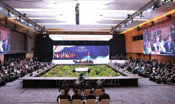 Hội nghị Cấp cao ASEAN - Nhật Bản lần thứ 28. Ảnh: Dương Giang-TTXVN