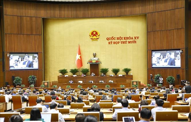 Quang cảnh phiên họp. Ảnh: Doãn Tấn - TTXVN