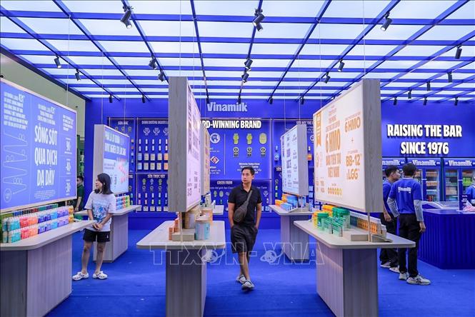 Khu vực các gian hàng tại không gian