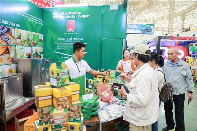 Khu vực các gian hàng tại không gian