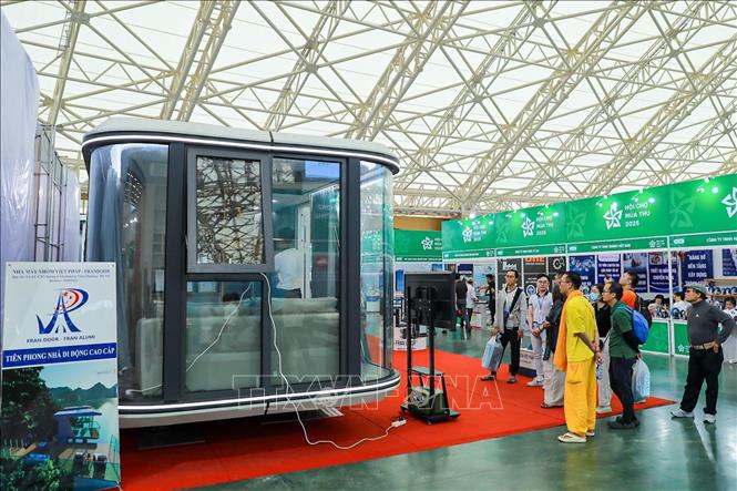 Khu vực các gian hàng tại không gian