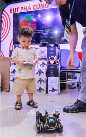 Khu vực các gian hàng tại không gian