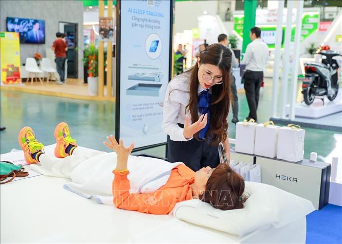 Khu vực các gian hàng tại không gian