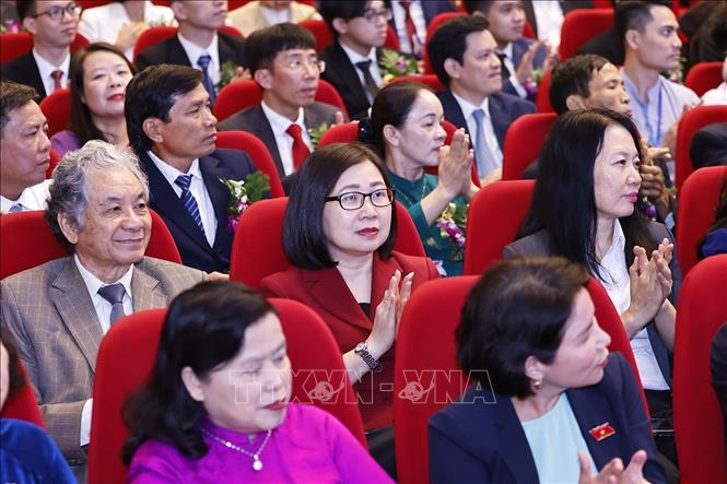 Đại biểu dự Lễ trao Giải thưởng Nhân tài Đất Việt năm 2025. Ảnh: Doãn Tấn – TTXVN