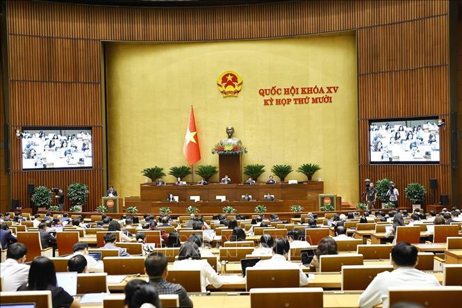 Quang cảnh phiên họp. Ảnh: Doãn Tấn - TTXVN