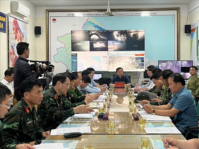 Phó Thủ tướng Trần Hồng Hà phát biểu tại buổi làm việc. Ảnh: Võ Dũng-TTXVN