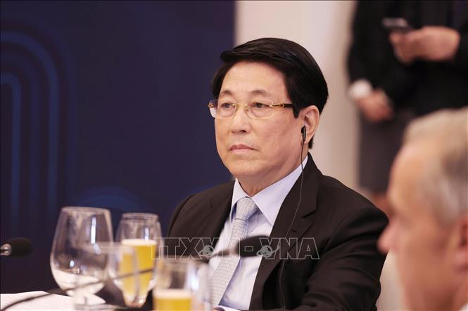 President Luong Cuong attends the banquet hosted by RoK President Lee Jae Myung. VNA Photo: Lâm Khánh 