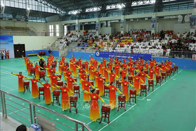 Những hình ảnh trong sự kiện Ngày hội Thái Cực Quyền Việt Nam lần thứ 2 năm 2025. Ảnh: TTXVN phát 