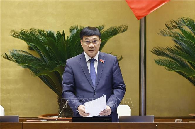 Phó Chủ tịch Quốc hội Vũ Hồng Thanh phát biểu. Ảnh: Doãn Tấn - TTXVN