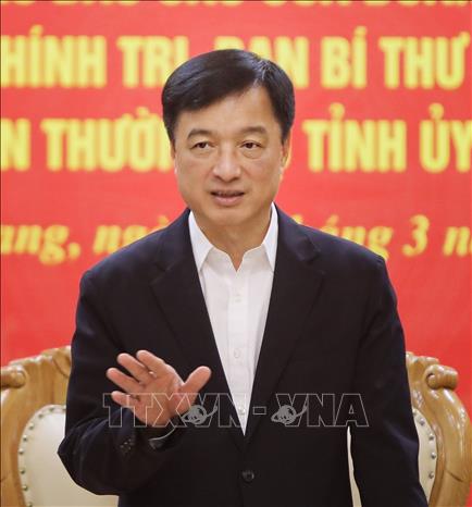 Đồng chí Nguyễn Duy Ngọc, Ủy viên Bộ Chính trị, Bí thư Thành ủy Hà Nội. Ảnh: TTXVN