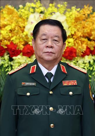 Đại tướng Nguyễn Trọng Nghĩa, Uỷ viên Bộ Chính trị, Bí thư Trung ương Đảng, Chủ nhiệm Tổng cục Chính trị Quân đội nhân dân Việt Nam. Ảnh: Lâm Khánh - TTXVN