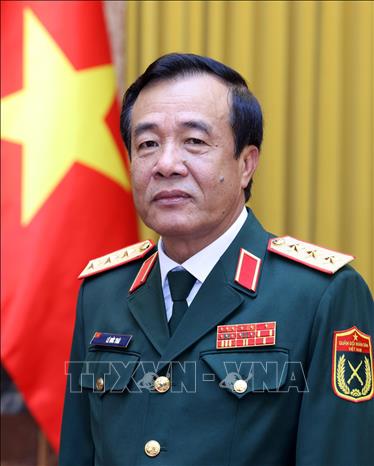 Thượng tướng Lê Đức Thái, Thứ trưởng Bộ Quốc phòng. Ảnh: Lâm Khánh - TTXVN 