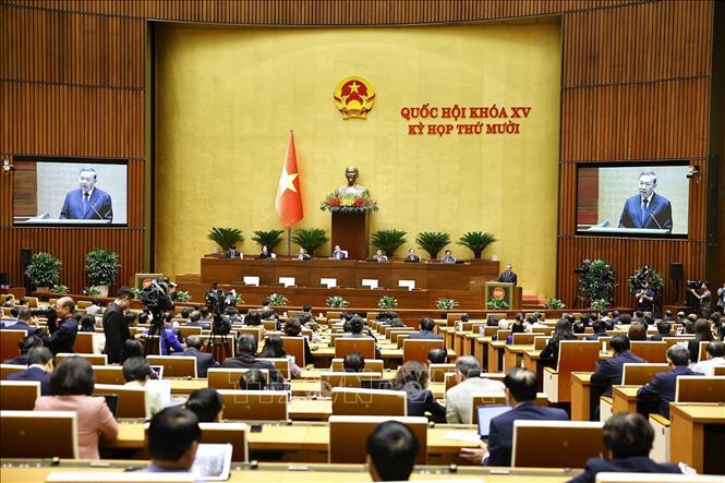 Tổng Bí thư Tô Lâm phát biểu. Ảnh: Doãn Tấn - TTXVN