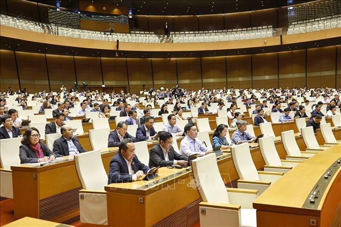 Đại biểu dự phiên họp. Ảnh: Doãn Tấn - TTXVN