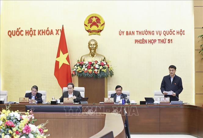 Phó Chủ tịch Quốc hội Vũ Hồng Thanh phát biểu. Ảnh: Doãn Tấn - TTXVN