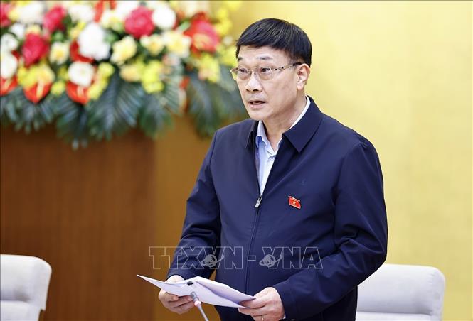 Phó Chủ tịch Quốc hội Vũ Hồng Thanh phát biểu. Ảnh: Doãn Tấn - TTXVN