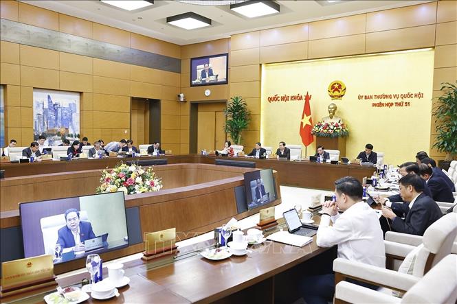 Chủ tịch Quốc hội Trần Thanh Mẫn phát biểu. Ảnh: Doãn Tấn - TTXVN