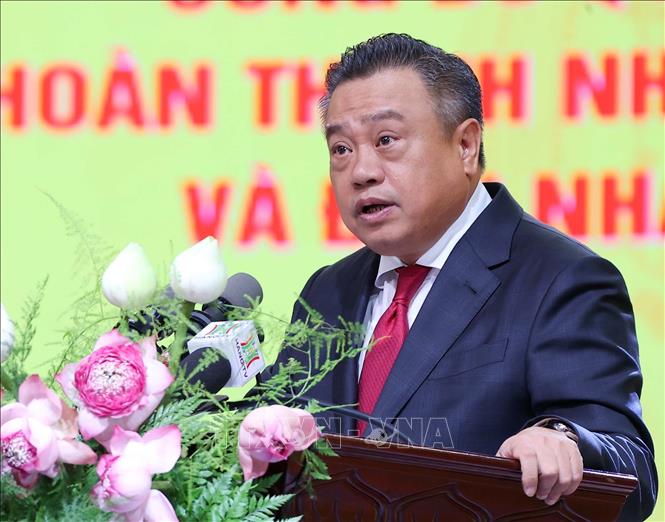 Đồng chí Trần Sỹ Thanh, Chủ nhiệm Ủy ban Kiểm tra Trung ương khoá XIII. Ảnh: TTXVN