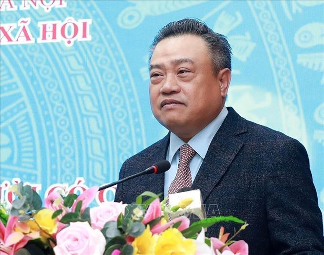 Đồng chí Trần Sỹ Thanh, Chủ nhiệm Ủy ban Kiểm tra Trung ương khoá XIII. Ảnh: TTXVN