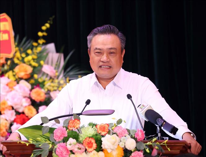 Đồng chí Trần Sỹ Thanh, Chủ nhiệm Ủy ban Kiểm tra Trung ương khoá XIII. Ảnh: TTXVN