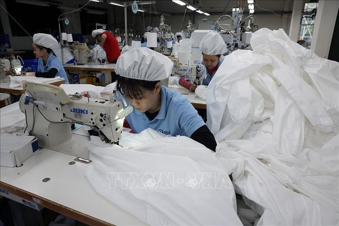 The 100% Japanese-invested Able Vietnam Garment Co. Ltd at Phu Tai IP in Gia Lai province. VNA Photo: Vũ Sinh