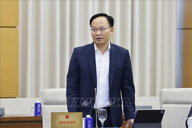 Phó Chủ tịch UBND tỉnh Bắc Ninh là Phạm Văn Thịnh phát biểu. Ảnh: Doãn Tấn - TTXVN