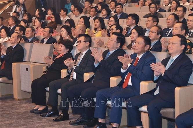 Đại biểu tham dự lễ trao giải. Ảnh: Minh Quyết - TTXVN