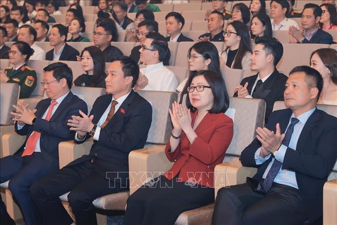 Đại biểu tham dự lễ trao giải. Ảnh: Minh Quyết - TTXVN