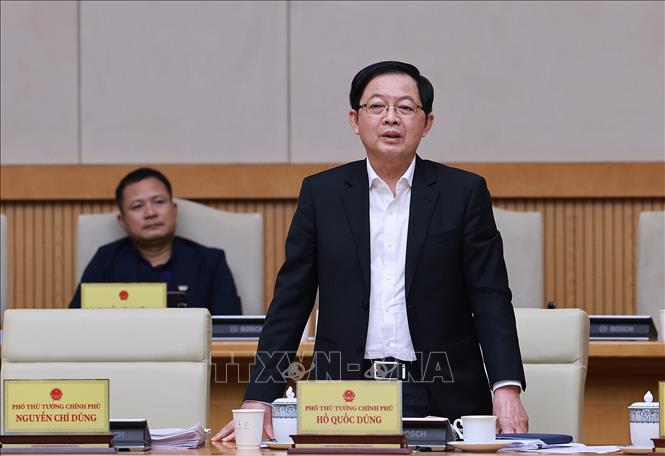 Phó Thủ tướng Hồ Quốc Dũng phát biểu. Ảnh: Dương Giang-TTXVN