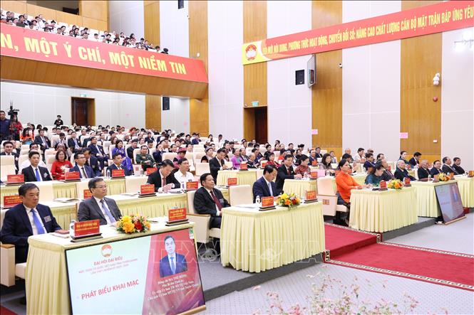 Các đại biểu dự Đại hội. Ảnh: Hoàng Hải - TTXVN 