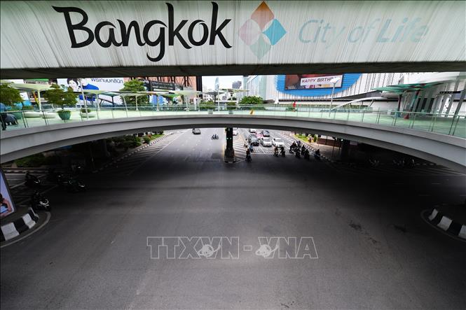 Quang cảnh đường phố tại Bangkok, Thái Lan. Ảnh: THX/TTXVN