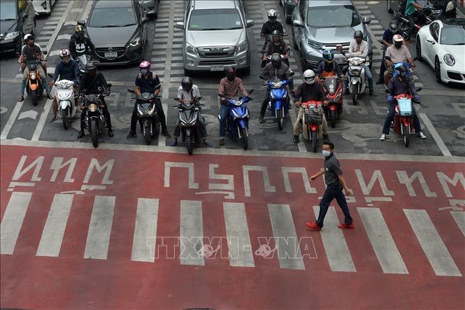 Quang cảnh đường phố tại Bangkok, Thái Lan. Ảnh: THX/TTXVN