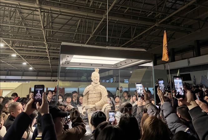 Hiện nay, nơi đây là điểm tham quan du lịch cấp quốc gia 5A, mỗi ngày thu hút hàng vạn du khách trong nước và quốc tế đến tham quan. Ảnh: Công Tuyên-PV TTXVN tại Trung Quốc